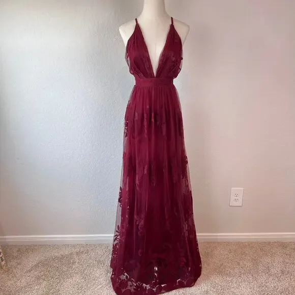 knee length dresses for ladies Luxxel Botanics Ring Maxi Dress Large
